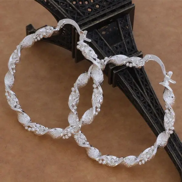 Популярные серьги AE086 модные ювелирные изделия элегантное несверкающее круглое