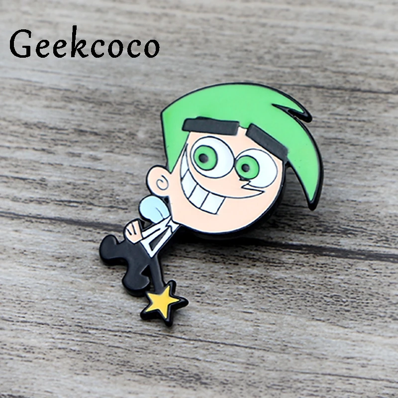Довольно оддродителей мультфильм эмаль Pin подарок Ювелирная Сумка Одежда Рубашка рюкзак брошь со знаком отличия Значки украшения J0403