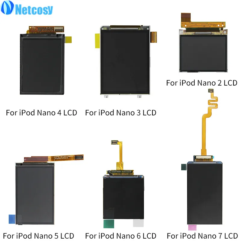 ЖК экран для iPod Nano 2 3 4 5 6 7 поколения запасные части экран|Экраны мобильных
