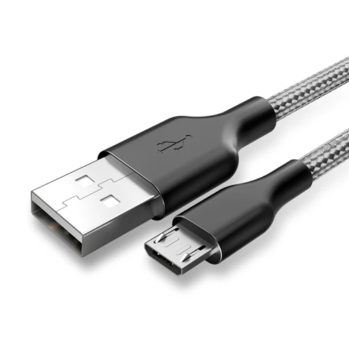 Серебристый Зарядный Micro USB кабель для samsung A8 A7 S7 Andriod мобильный телефон зарядное устройство кабель для передачи данных для Xiaomi Redmi Note 5 Pro 4 USB шнур - Цвет: Серебристый