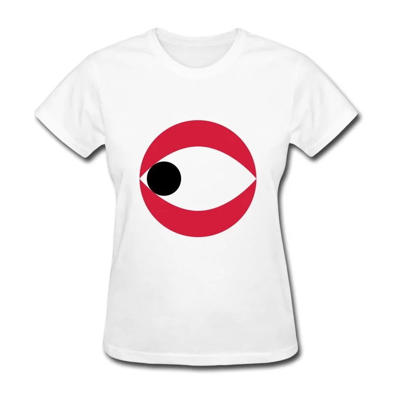 2014 Original O-Neck Womens T-Shirt eye Designed Fun Txt Shirts for Woman | Женская одежда