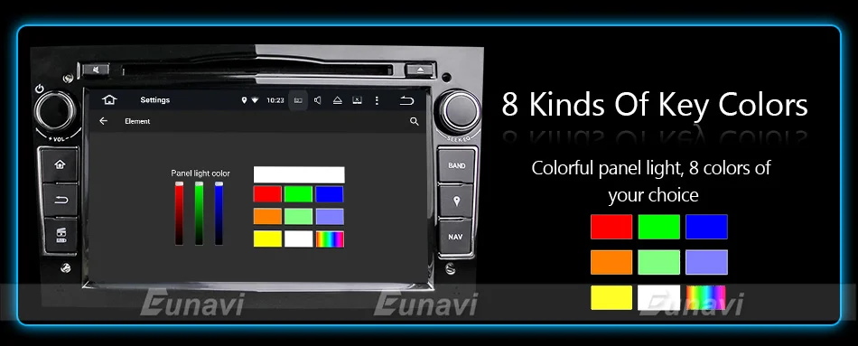 Eunavi четырехъядерный Android 9,0 2 din автомобильный DVD стерео для Vauxhall Opel Astra H G Vectra Antara Zafira Corsa gps Navi Радио 2G