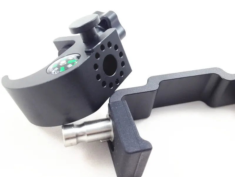 Новый Коррозионностойкий GPS Полюсный Зажим с компасом и открытым коллектором