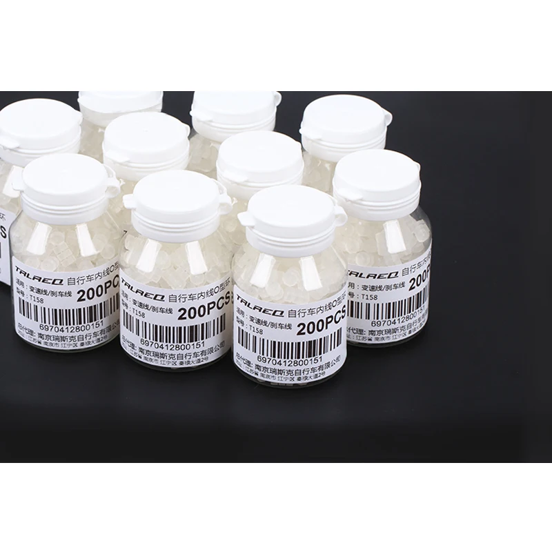 200 шт. Велосипедный тормозной кабель силиконовое кольцо телефон восьмиугольный