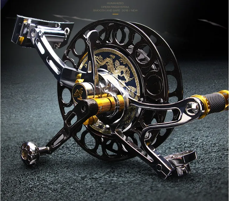 Fly rod птица контроль 28 см подтяжки Кайт ручка колеса Большой кайт веревка Катушка