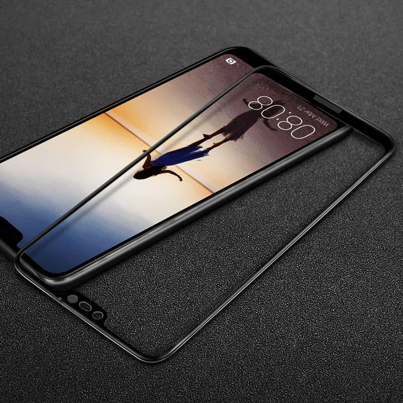 Full cover tempered glass screen protector for huawei p20 lite film verre tremp szklo pelicula vidrio cristal pantalla mica sklo | Мобильные