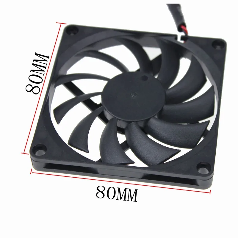 5 шт./лот Gdstime 80x80x10 мм в 2Pin DC вентилятор охлаждения USB 8010 80 для ПК компьютера|dc cooling