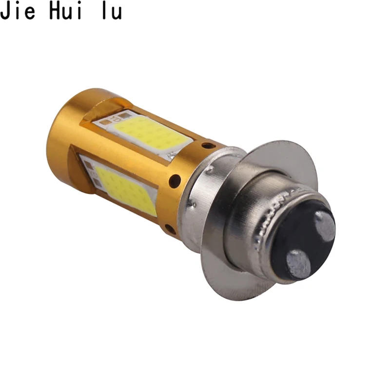 1 шт. H6M PX15D P15D светодиодный фонарь для мотоцикла, светодиодный фонарь для мотоцикла, дальний/ближний свет, 2000лм, фара для мотоцикла, скутера, COB, белый, 12-80