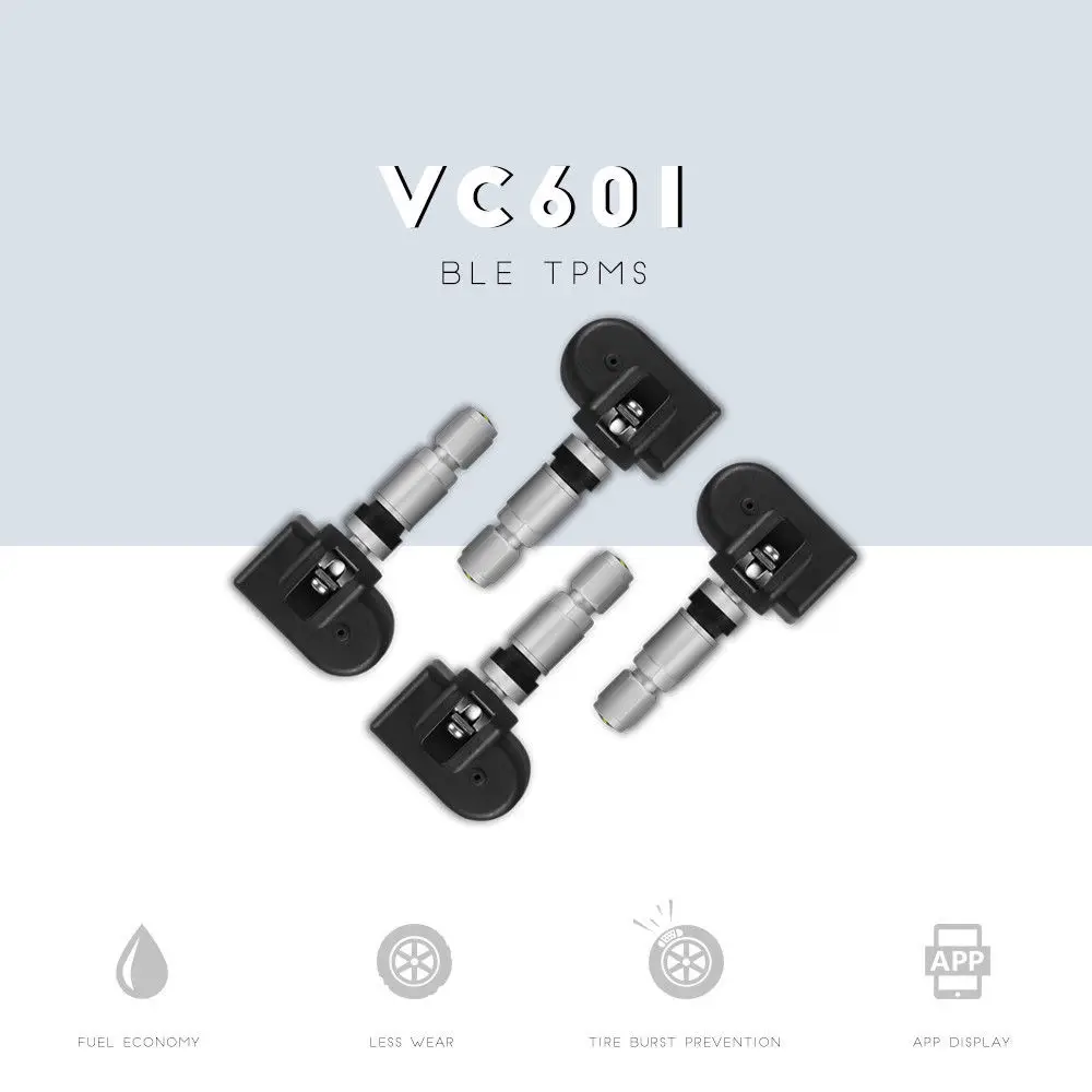 Автомобильный Bluetooth 4 TPMS Android IOS монитор давления в шинах 4 внутренних датчика дисплей приложения для мобильного телефона для ios andriod