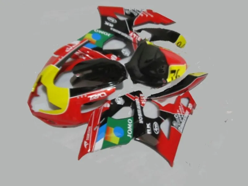 Мотоцикл 100% подходит для GSXR1000 K5 K6 2005 2006 комплект Красного обтекателя GSXR 1000 05 06 D|gsxr