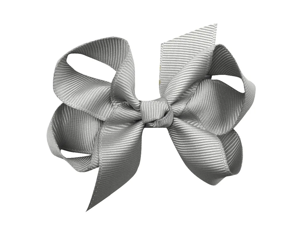 3 дюймовая атласная лента с бантиками для девочек заколки волос аксессуары 20