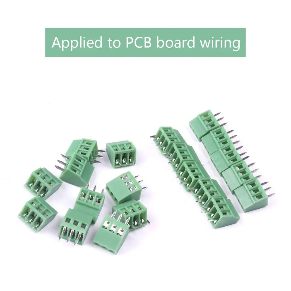 60 шт. прямой штырь 2 штифта 3 Сращивание 54 мм расстояние PCB универсальный винтовой