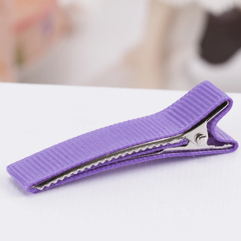 Новые изящные DIY Приморский уникальные подарки для девочек ювелирные украшения для волос acclssories 5 шт./упак. ручной работы материалы Заколки для волос 24 Цвета - Цвет: Deep purple