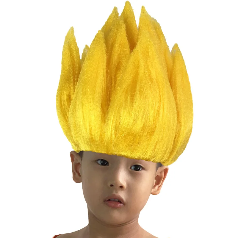 Dragon Ball Z костюм Сон Гоку косплей костюмы топ/брюки/пояс/Хвост/запястья/парик для взрослых детей