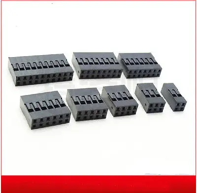 

100PCS 2x7 14 Pin Dupont Jumper Wire Cable Housing Female Pin Connector Header