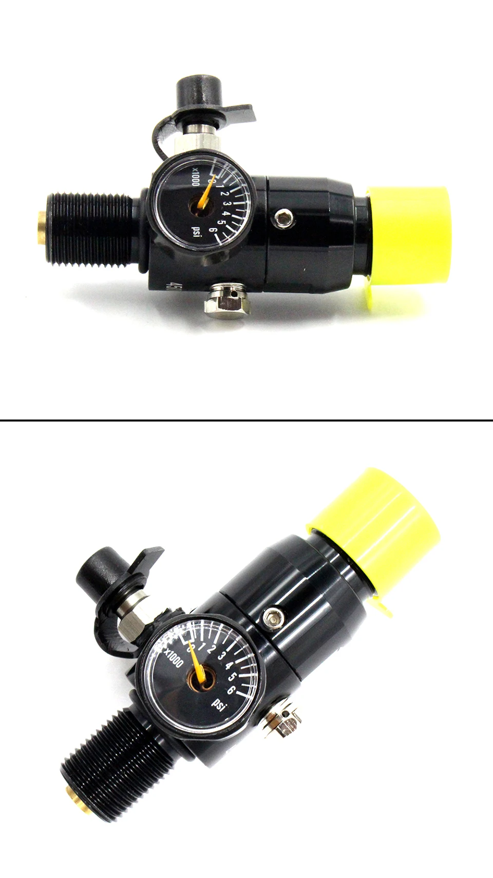 QUPB PCP Пейнтбол HPA бак Регулятор клапан M18* 1,5 резьба черный REG001