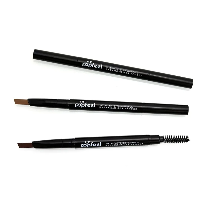 Double head Eyebrow Pencil Popfeel Enhancer 5 Styles For Automatic Waterproof Beauty Tools with Brush | Красота и здоровье