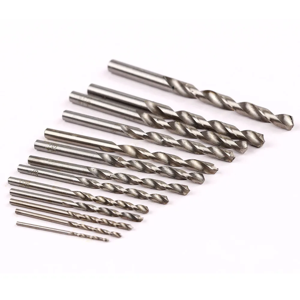 

13Pcs High Speed Twist Drill Bit Set Wood Steel Plate PCB Plate Drill Bit