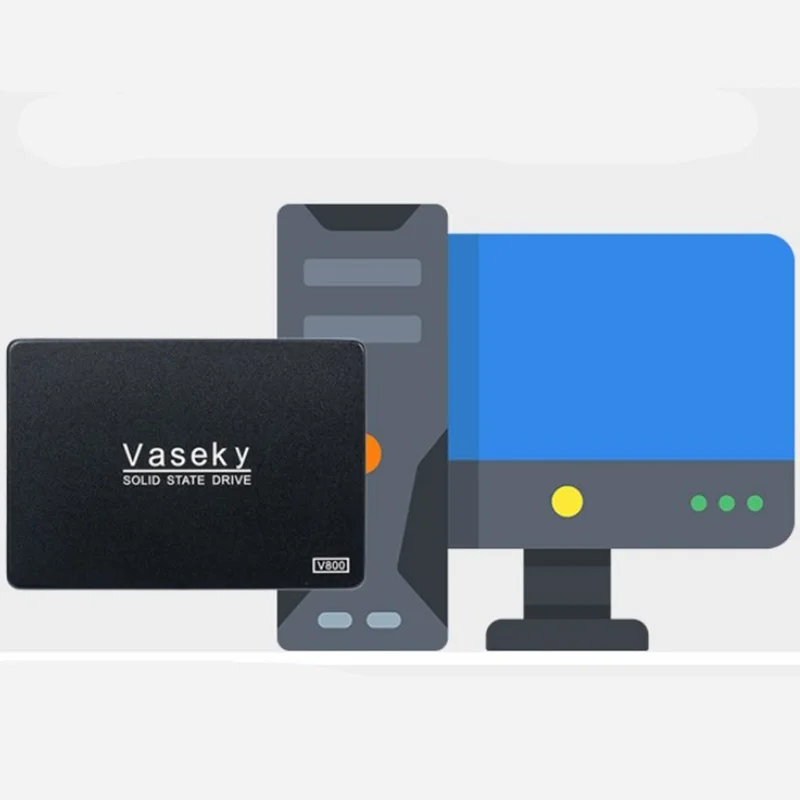Внутренний твердотельный накопитель для компьютера Vaseky SSD 120 ГБ 240 2 5 дюйма SATA3 MLC