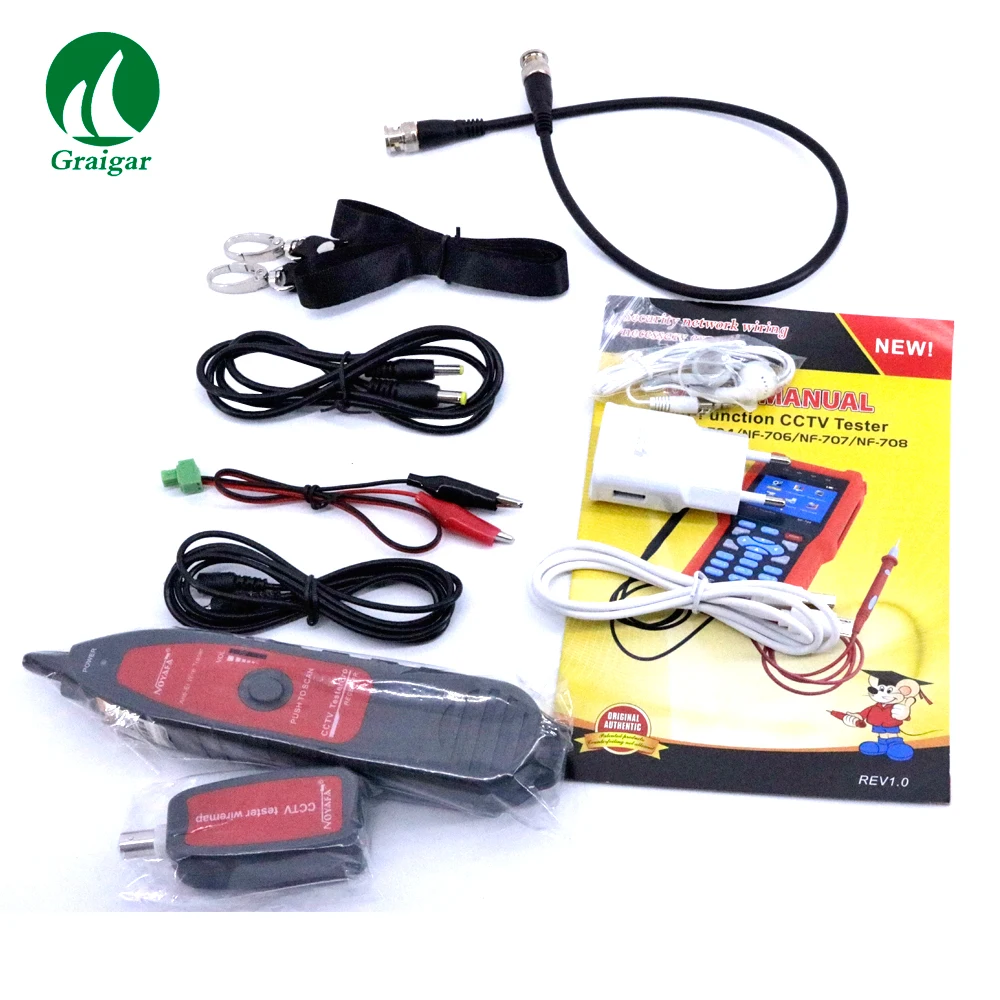 Женский аналоговый сигнал CVBS RJ45 BNC и металлическая длина кабеля|cable length|cable testerbnc bnc