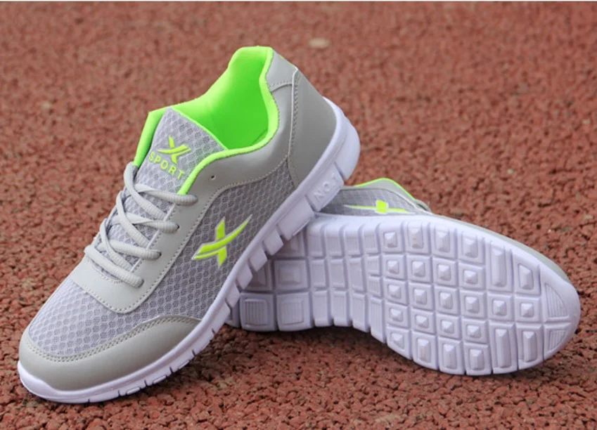 Мужская обувь новинка 2019 хит продаж дышащая Ультралегкая на шнуровке мужские