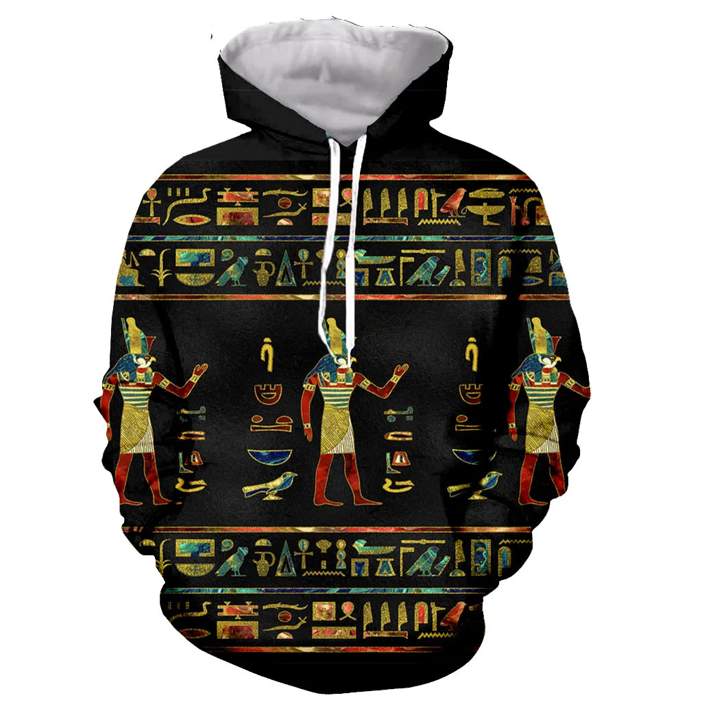 Новое поступление Древняя египетская серия 3D принт мужская и женская модная