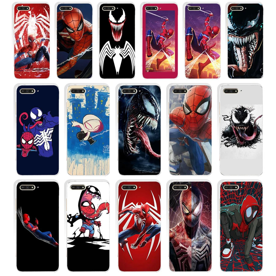 88SD Marvel Comics Человек-паук Мягкий силиконовый чехол из ТПУ для huawei Honor 7c 7x 7a pro 7x P20 Nova 2i 3i