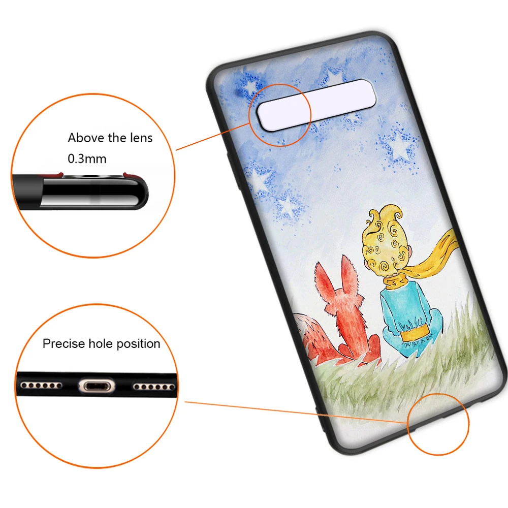 Мягкий чехол Маленький принц для Samsung Galaxy S10 Plus S10e S7 S6 Edge S8 S9 J6 чехол|Бамперы| |