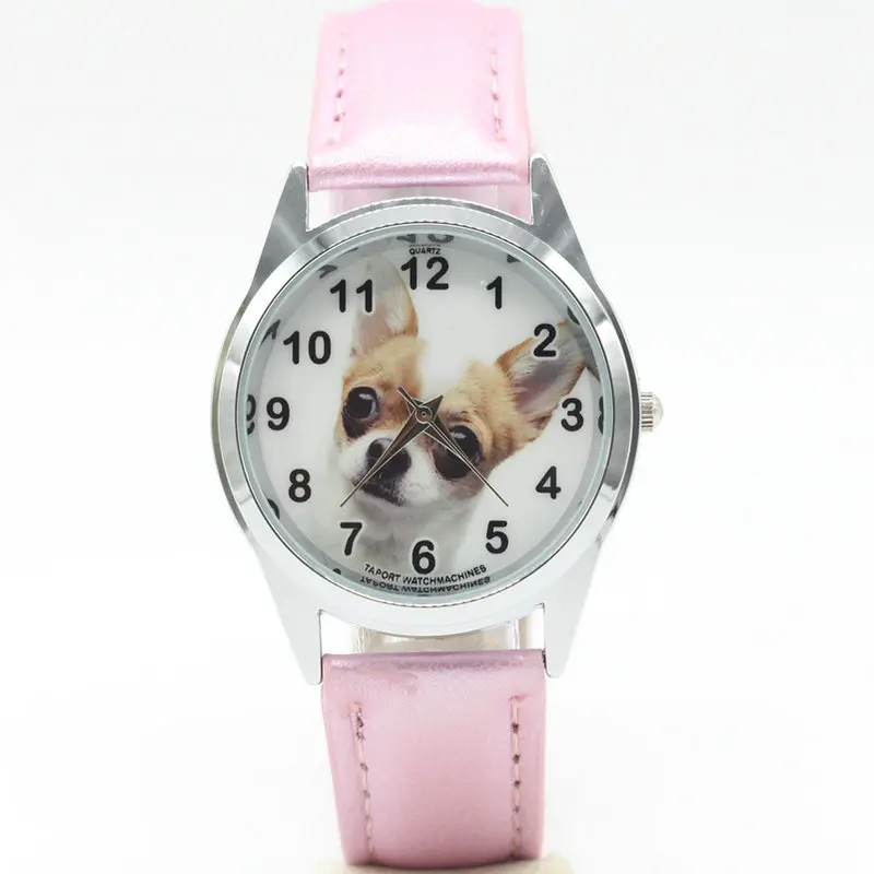 Часы для собак для женщин Relojes Mujer милые часы Известный браслет из искусственной кожи женская одежда relogio