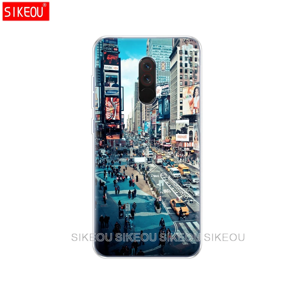 Мягкий силиконовый чехол для Xiaomi Pocophone F1 Xiomi Poco F1 чехол s Мягкий ТПУ чехол для телефона Xiaomi Pocophone F1 Global F 1 чехлы - Цвет: 33657