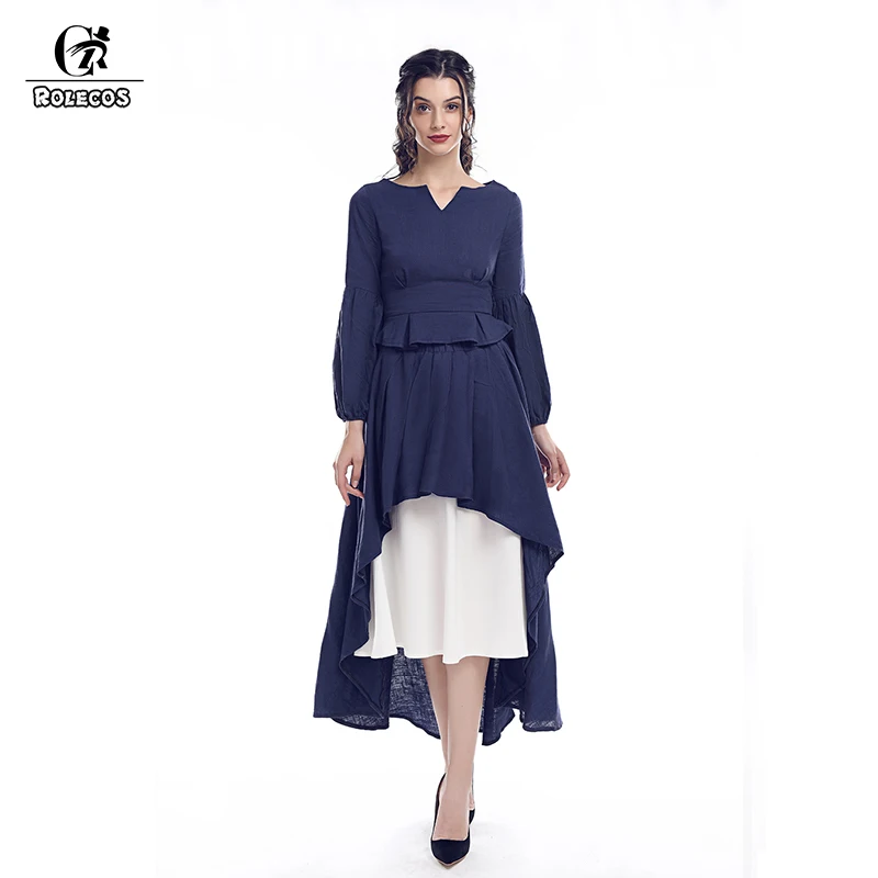 ROLECOS Средневековый Ренессанс женские костюмы комплекты платьев винтажное