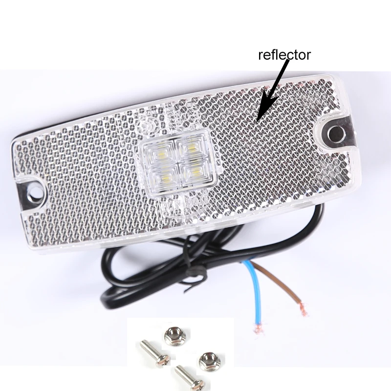 AOHEWEI 10 30 V ECE одобренный светодиодный индикатор белого света с отражателем для