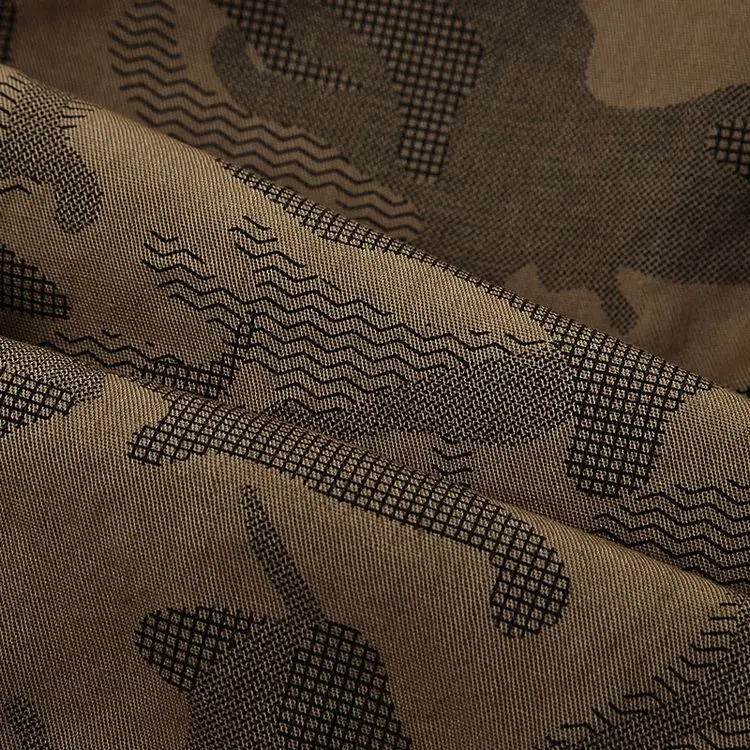 Шорты мужские повседневные с карманами модные камуфляжные хлопковые удобные