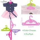 Вешалки 4 цветов (высокое качество, нетоксичные), подходят для 18-дюймовых американских кукол 43 см, аксессуары для одежды, игрушки для девочек ПОКОЛЕНИЯ