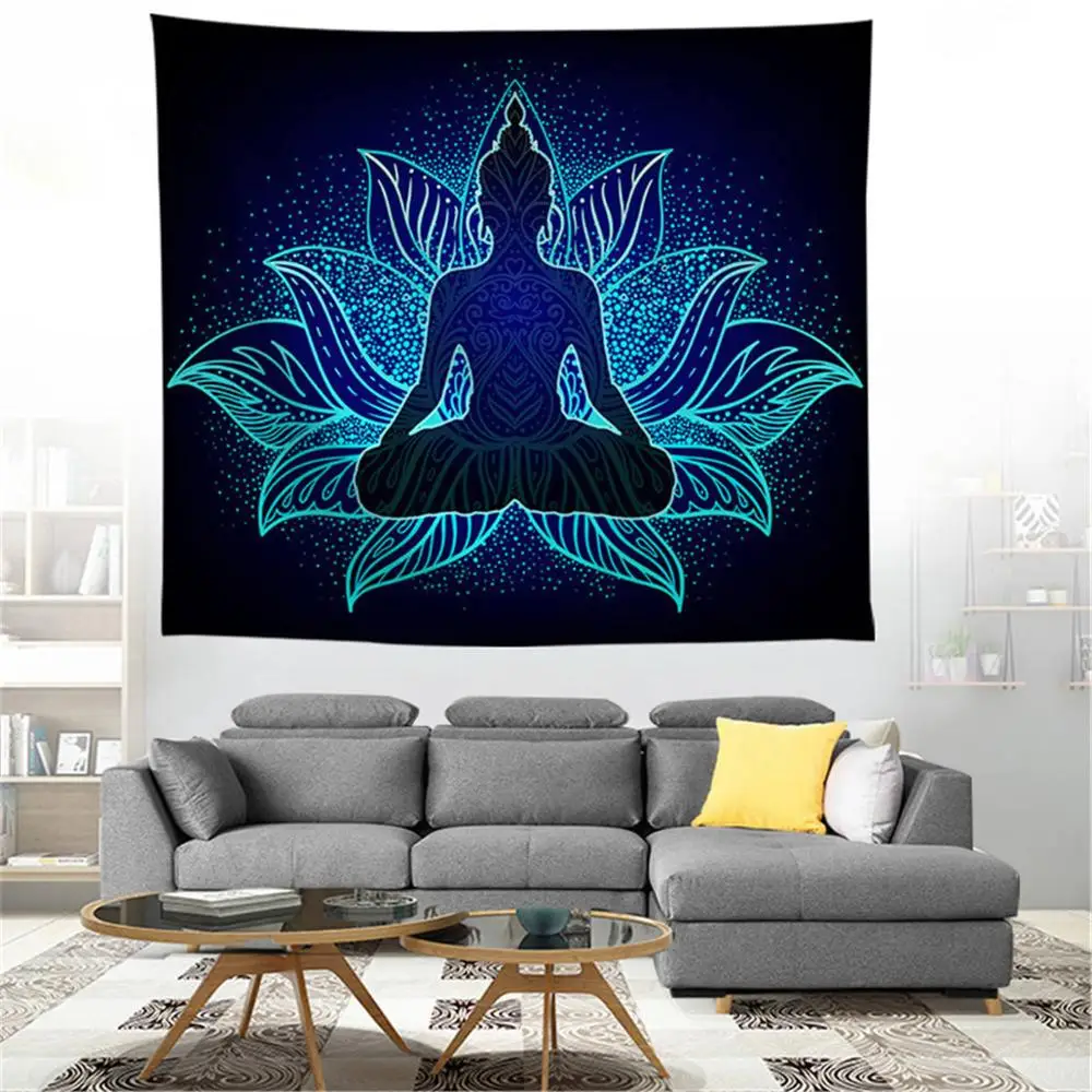 ZEIMON украшение для дома богемная Мандала/Будда/слон гобелен настенный песчаный