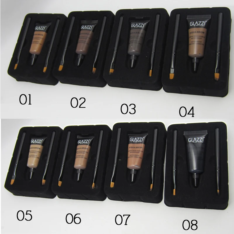 Профессиональный усилитель для бровей макияж глаз коричневый кофе хна