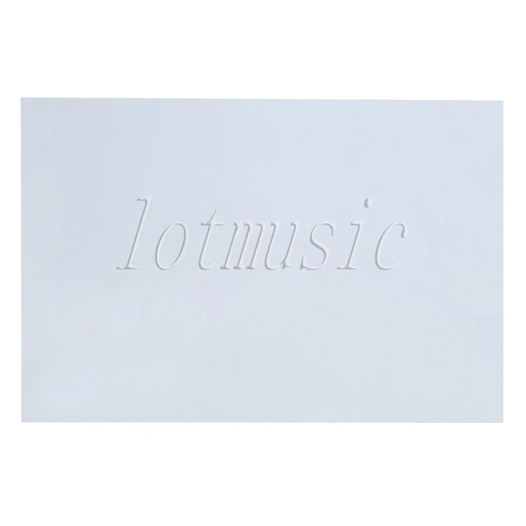 6 шт. Материал пластины для защиты от целлулоида гитара бас-корпус проект 3Ply 43x29 см