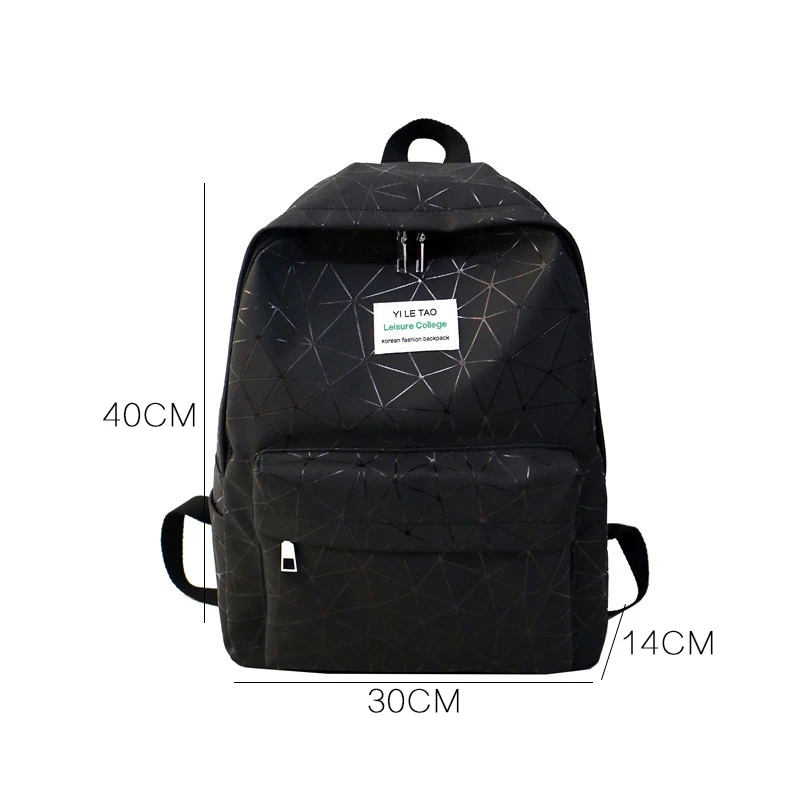 Youda Унисекс Рюкзак мягкий из искусственной кожи повседневное простой колледж