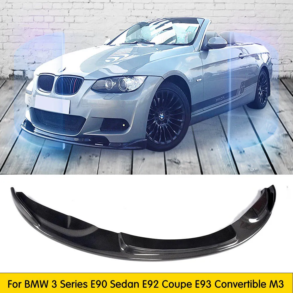 Диффузор для переднего бампера BMW E90 E92 E93 M3 из углеродного волокна Sedan Coupe Convertible