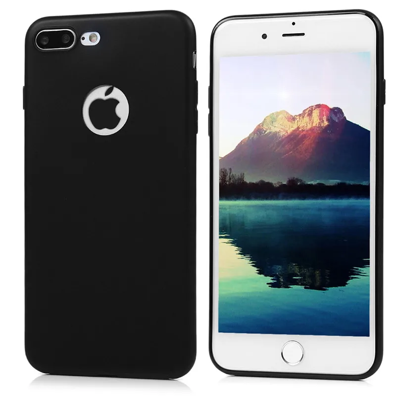 Для iPhone 7 плюс чехлы для телефонов ультра тонкий мягкий силиконовый роскошный