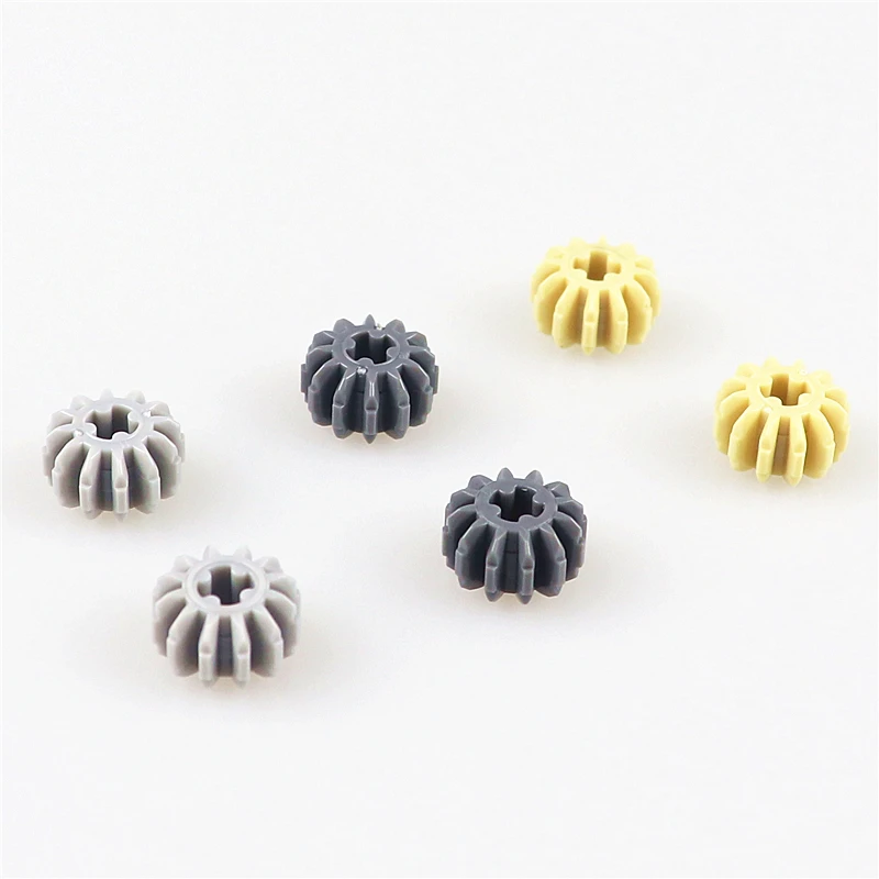 MOC LegoINGlys Technic Gear Z12 1.4X0.8CM колеса строительные блоки совместимы с Parts Bricks Enlighten