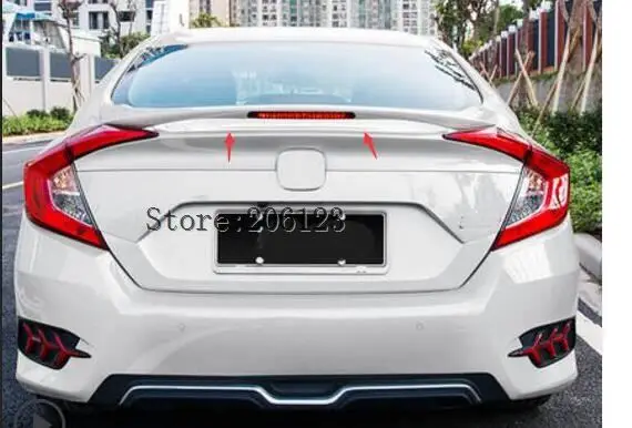 ABS заднего крыла багажник спойлер для Honda Civic с светодиодный