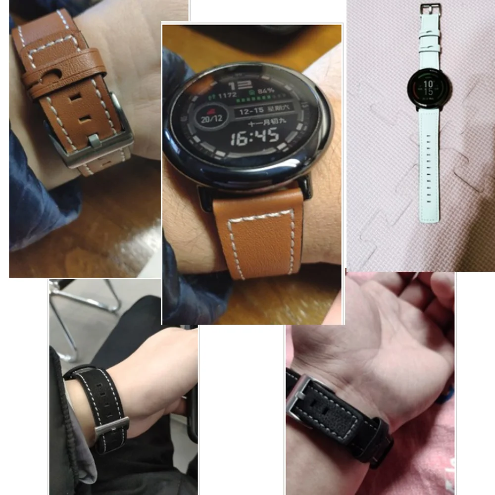 

Luxury Genuine Leather Band Strap For HUAWEI WATCH GT 46mm Replacement Bracelet Comfortable Belt 22mm Watchband