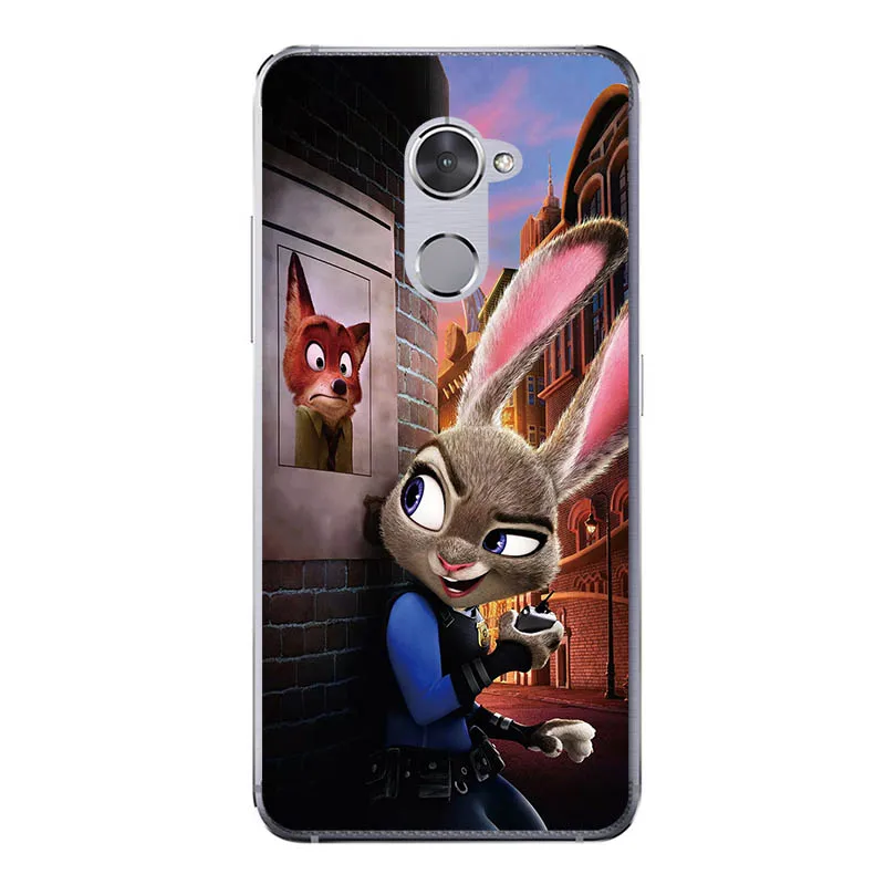 Solf TPU HH81 Чехлы для телефонов с надписью I am alone для Vodafone Smart V8 5,5 дюймов, модные чехлы с милыми животными для Vodafone Smart V8 - Цвет: Solf TPU HH81