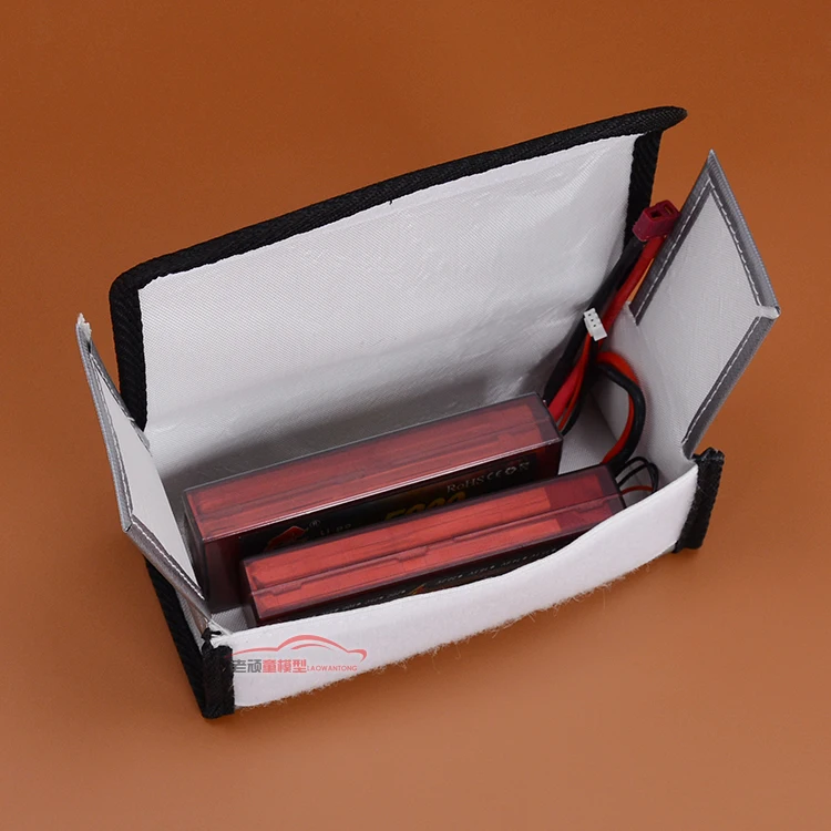 LiPo батарея Взрывозащищенная защитная сумка огнеупорный защитный мешок