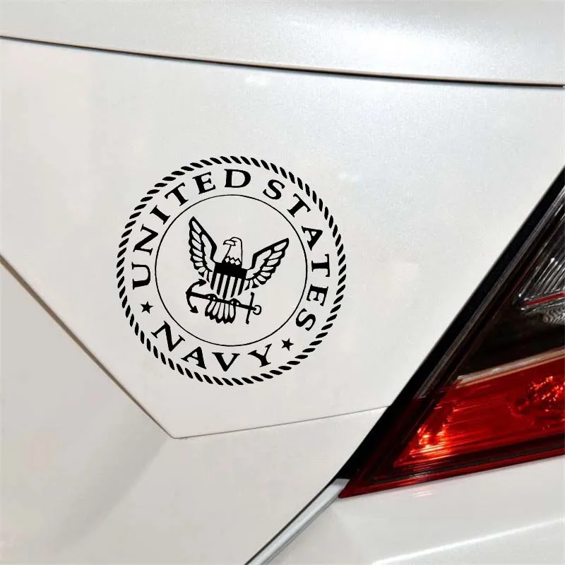 YJZT 13 5*13 5 см ВМС США воин символ охватывающим корпус солдат автомобиля Стикеры