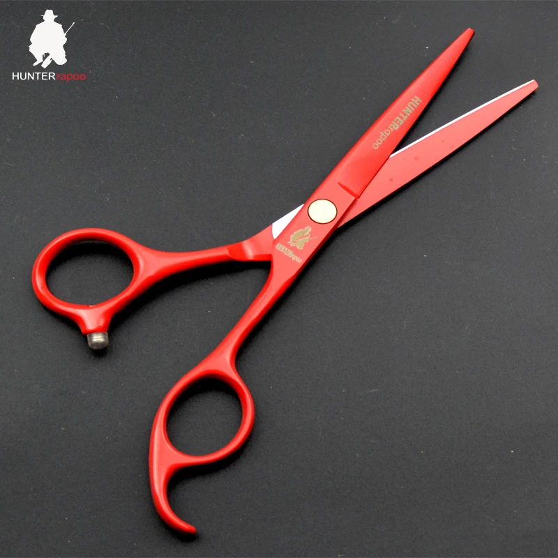 35% OFF 5,5 ''Нержавеющая сталь набор ножниц для парикмахерской HT9115 красного цвета режущие истончающие ножницы салон красоты машинка для стрижки