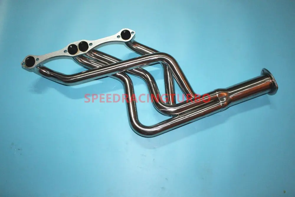 Новые 1964-89 CHEVY длинные трубчатые коннекторы, полированные, SBC, IMPALA, BEL AIR, CAMARO