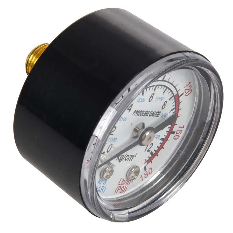 1/8ZG наружная резьба 0 180PSI 1 11BAR воздушный компрессор манометр