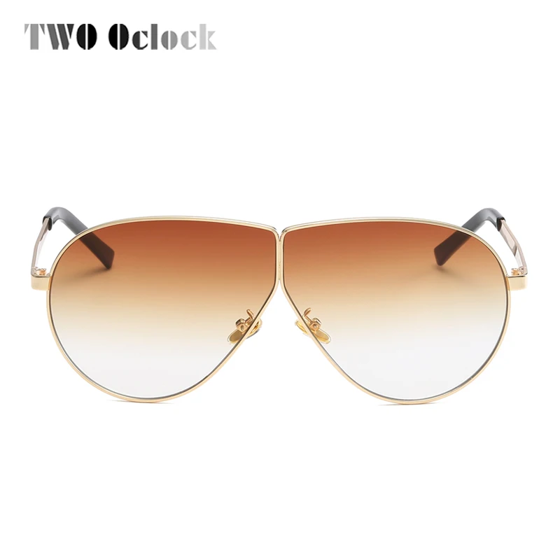 Женские прозрачные солнцезащитные очки TWO Oclock брендовые дизайнерские коричневые